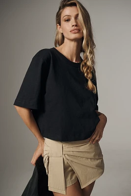 The Corey Short-Sleeve Boxy Tee by Maeve