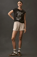 Olivia Sewell x Anthropologie Days of the Week Drinks Graphic Tee