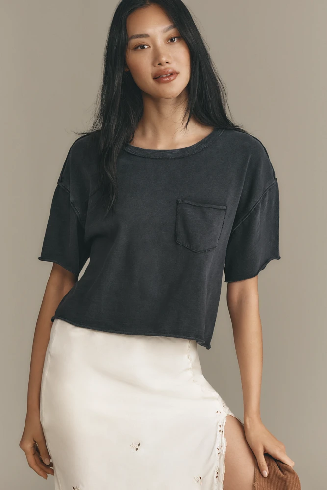 Pilcro Boxy Crop Tee