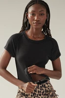 Pilcro Rolled-Sleeve Raglan Tee