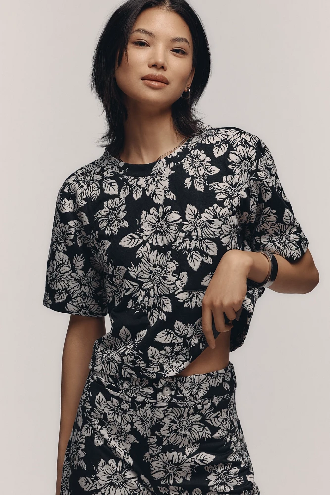 Maeve Knit Boxy Tee