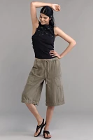 By Anthropologie Sleeveless 3D Floral Appliqué Top