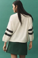 Pilcro Brushed Cashmere Boxy Crop Sweater