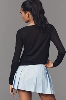 By Anthropologie Fitted Sheer Cardigan Sweater