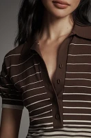 Faithfull Sable Short-Sleeve Polo Sweater