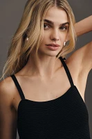 By Anthropologie Structured Sweater Swing Tank