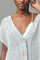 Pilcro Oversized Distressed Sweater Vest