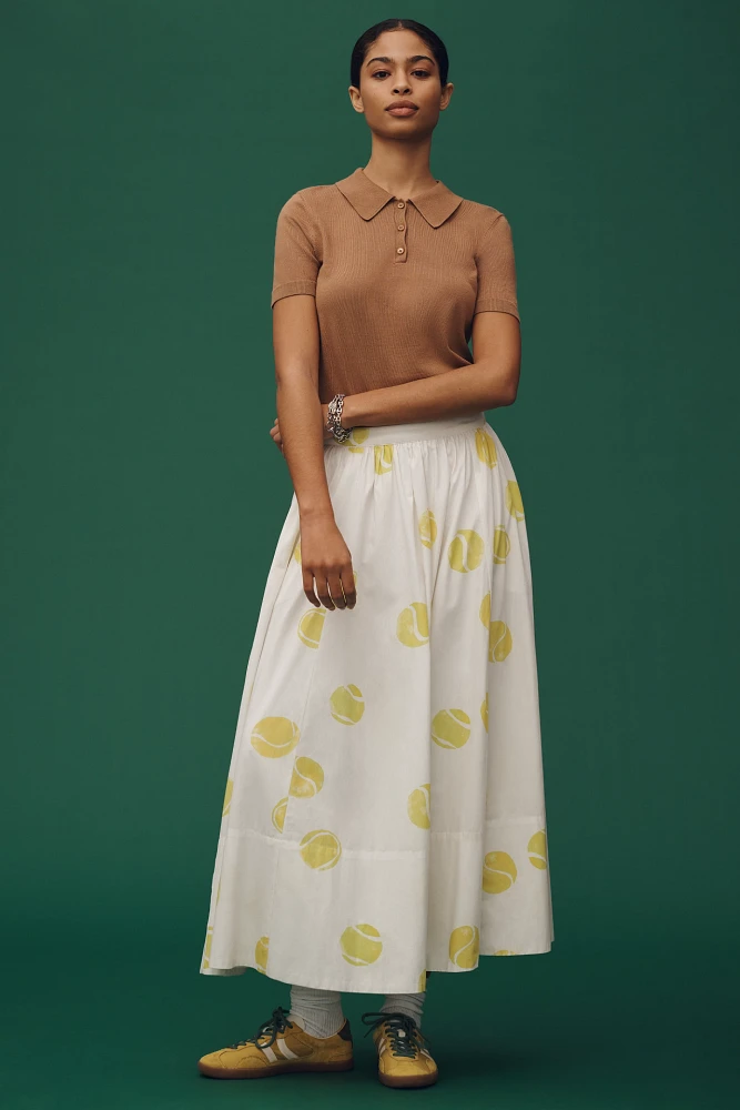 Endless Rose Short-Sleeve Collared Sweater