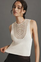 By Anthropologie Sleeveless Sweater Tank Top