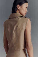 Avec Les Filles Crop Trench Vest