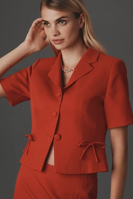 ASTR The Label Sophie Short-Sleeve Blazer