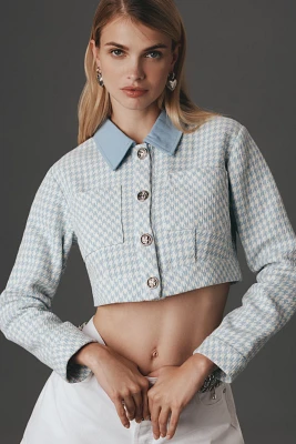 En Saison Raelynn Crop Trucker Jacket