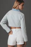 En Saison Raelynn Crop Trucker Jacket