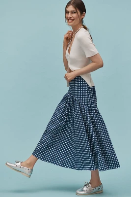 Hutch Drop-Waist Midi Skirt