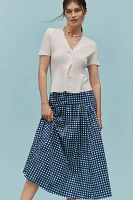 Hutch Drop-Waist Midi Skirt