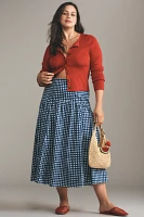 Hutch Drop-Waist Midi Skirt