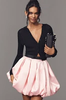 Hutch Full Pleated Bubble Mini Skirt