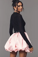 Hutch Full Pleated Bubble Mini Skirt