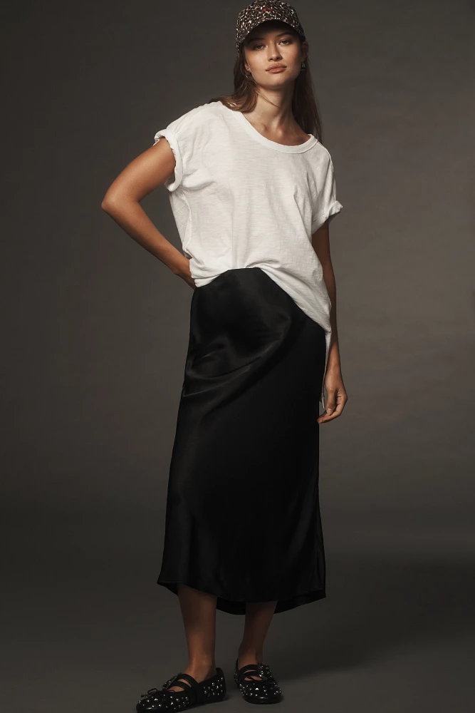 The Tilda Midi Slip Skirt