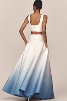 Acler Cragiburne Ombre A-Line Maxi Skirt