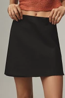 The Tilda Mini Slip Skirt: Linen Edition