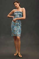 Maeve Printed Mesh Knee-Length Skirt