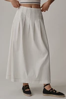 By Anthropologie Paneled Waist Maxi Skirt