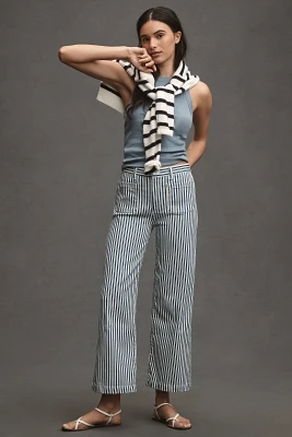 AG Kassie High-Rise Crop Wide Leg Jeans