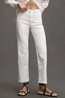 AG Brinley Mid-Rise Straight-Leg Jeans