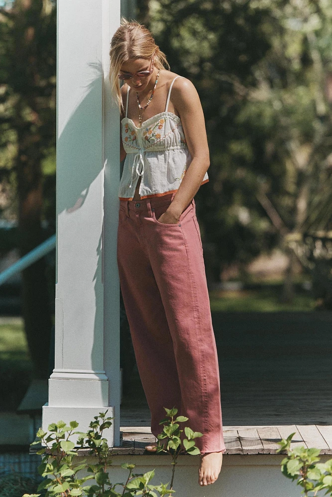 AG Hattie High-Rise Barrel Jeans