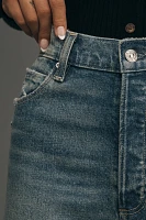 PAIGE Sawyer High-Rise Crop Straight-Leg Jeans