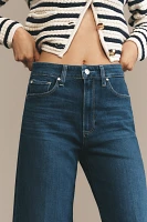 PAIGE Spotlight High-Rise Crop Wide-Leg Jeans