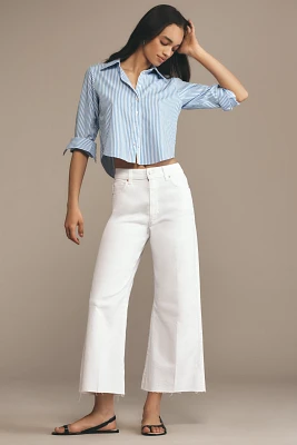 PAIGE The Anessa High-Rise Crop Wide-Leg Jeans