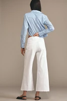 PAIGE The Anessa High-Rise Crop Wide-Leg Jeans