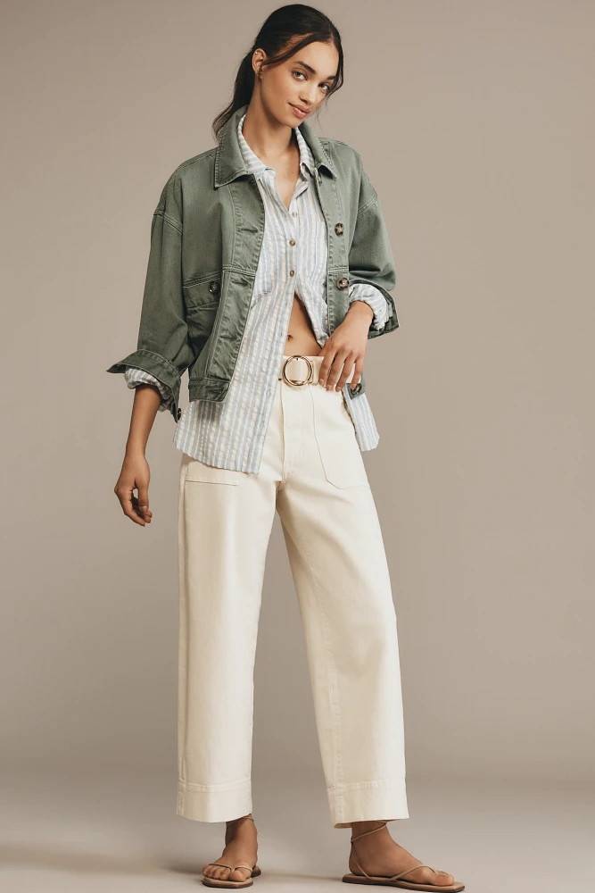 PAIGE Cameron High-Rise Wide-Leg Jeans