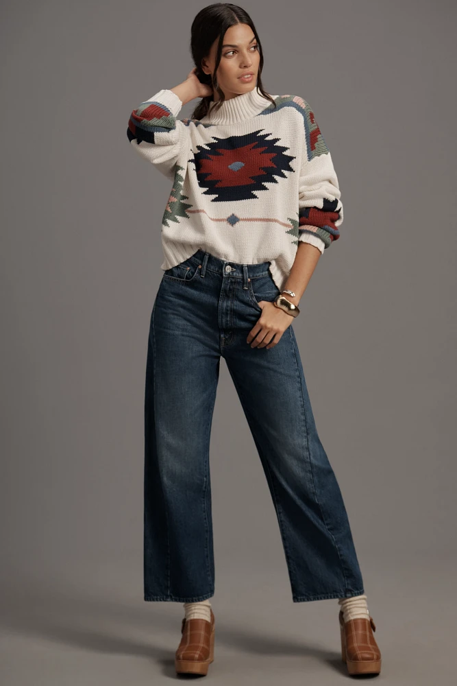 MOTHER The Half Pipe High-Rise Ankle Jeans