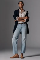 MOTHER The Rambler High-Rise Straight-Leg Ankle Jeans