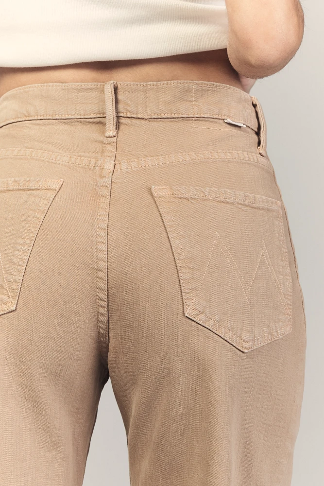 MOTHER The Half Pipe Flood High-Rise Barrel Jeans