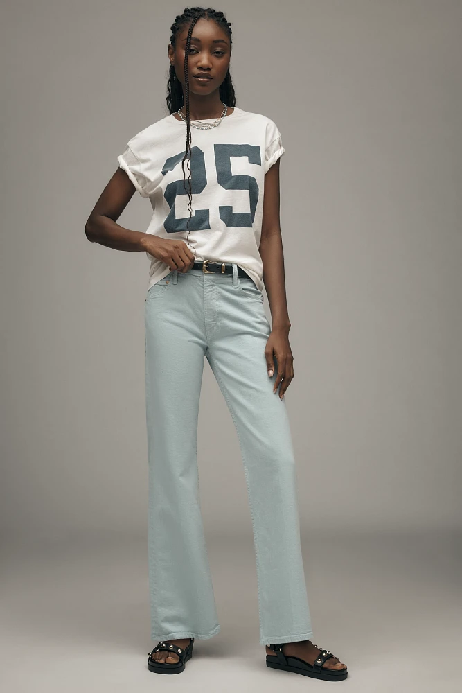 MOTHER The Bookie Flood High-Rise Bootcut Jeans