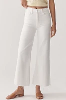 MOTHER The Hustler Roller High-Rise Ankle Jeans