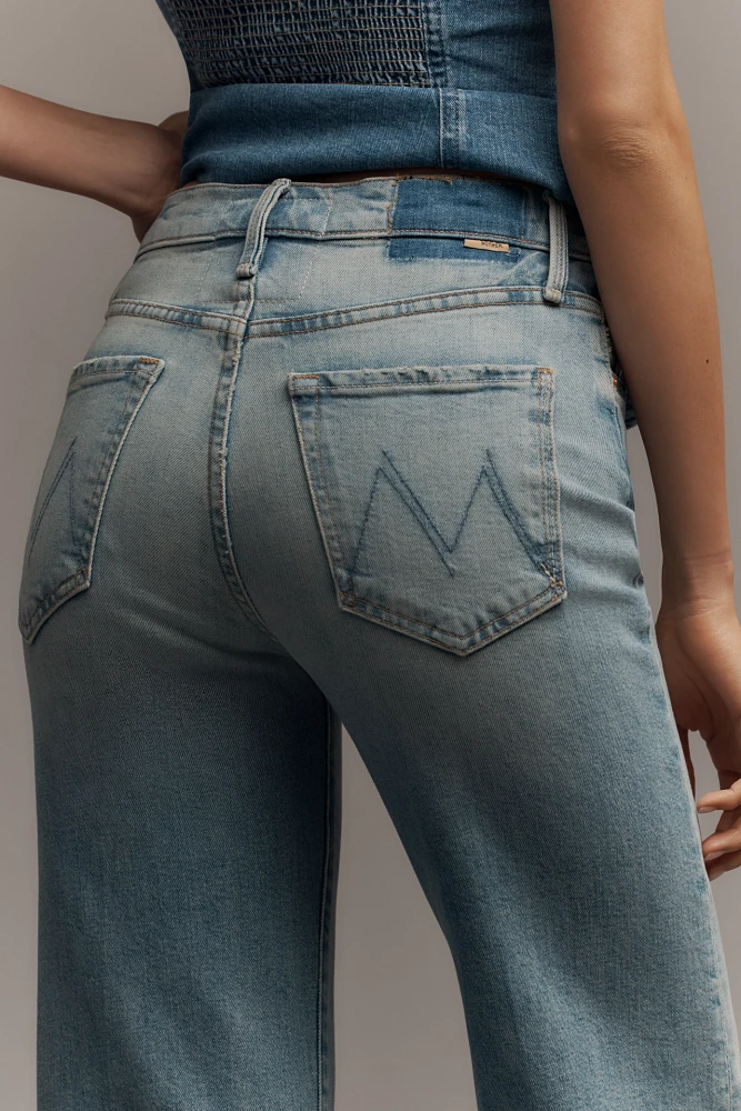 MOTHER The Tomcat Roller High-Rise Wide-Leg Jeans