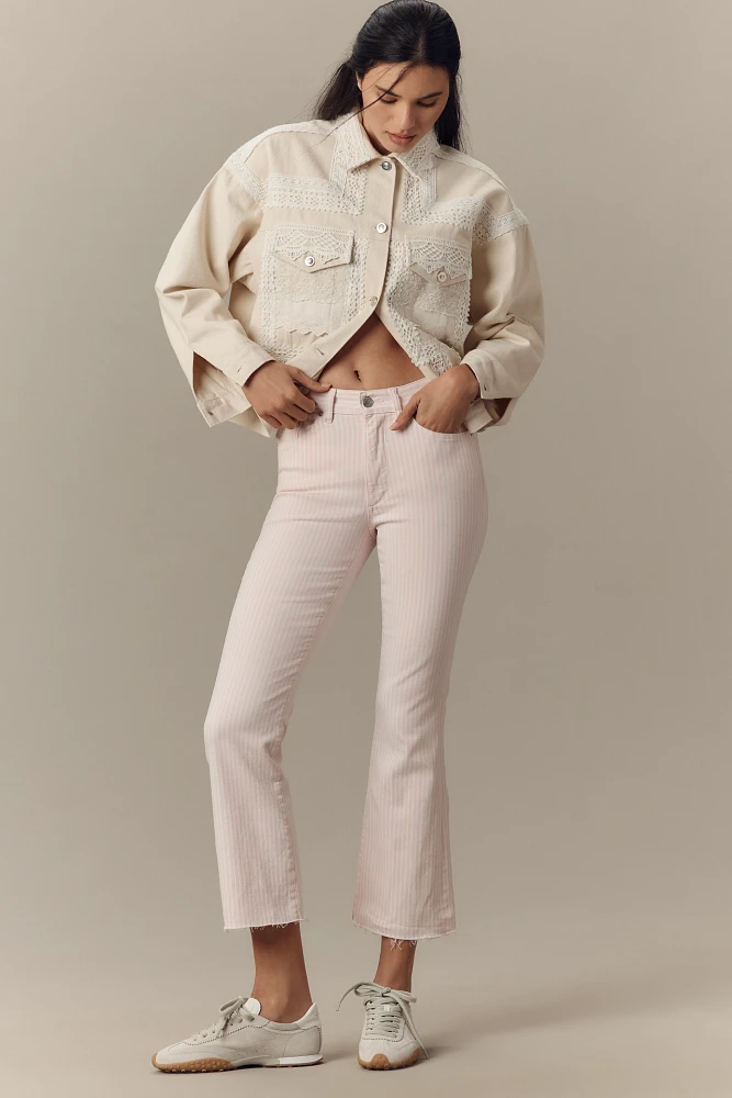 DL 1961 Bridget Mid-Rise Rise Crop Bootcut Jeans
