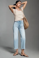 Pistola Cassie High-Rise Crop Straight-Leg Jeans
