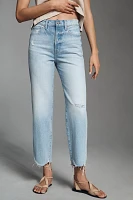 Pistola Cassie High-Rise Crop Straight-Leg Jeans