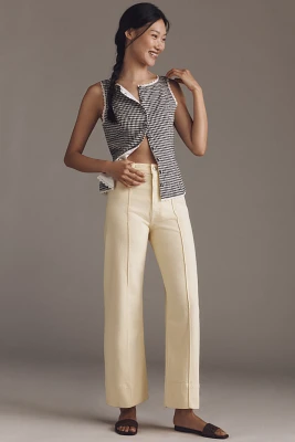 Pistola Penny High-Rise Wide-Leg Ankle Jeans