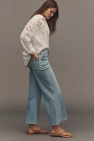 Pistola Izzy Mid-Rise Crop Wide-Leg Jeans