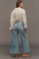 Pistola Izzy Mid-Rise Crop Wide-Leg Jeans