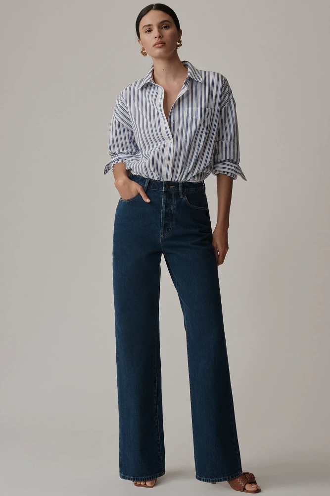 Rolla's Stevie High-Rise Relaxed Straight-Leg Jeans