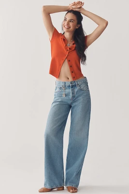 Ética Stanton High-Rise Relaxed Wide-Leg Jeans