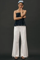 The Adi Mid-Rise Flare Jeans by Pilcro